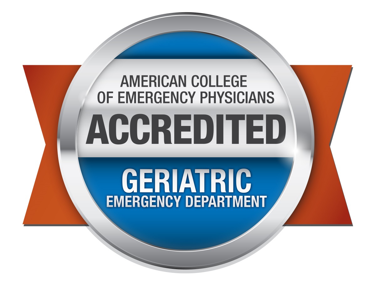 Covenant is Accredited as a Geriatric Emergency Department by the ACEP
